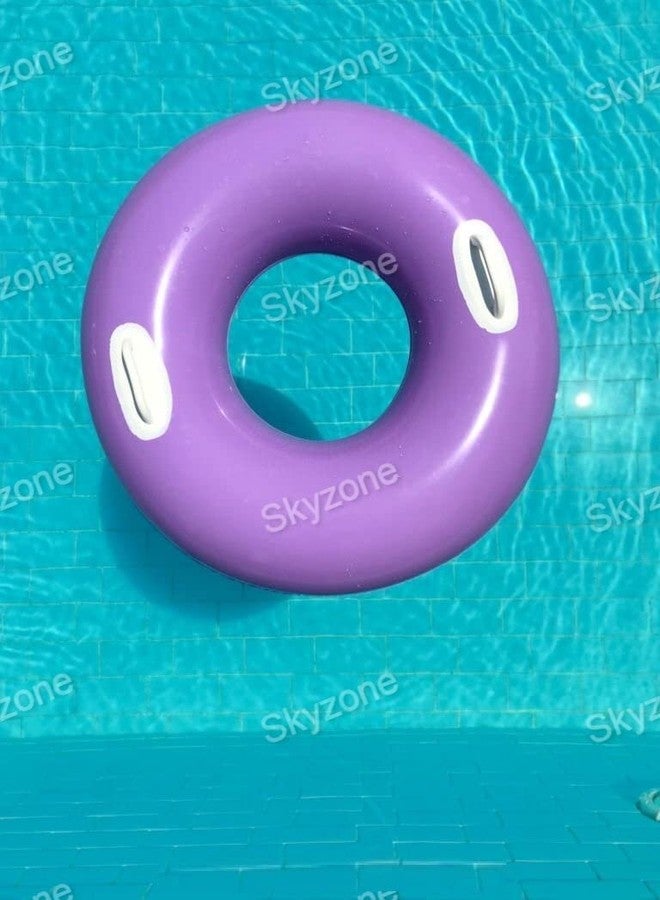 Skyzone Inflatable Pool Floats for Adult Children Kids Swim Ring Tube Toys for Swimming Pool Outdoor Beach Party (Multi Color) - Image 1